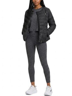 Black Lightweight Puffer Jacket XL Packable Travel Coat Quilted NWOT